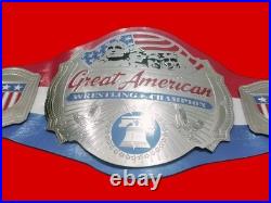 Great American custom made Wrestling championship title belt 2mm
