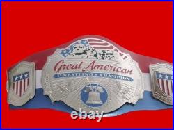 Great American custom made Wrestling championship title belt 2mm