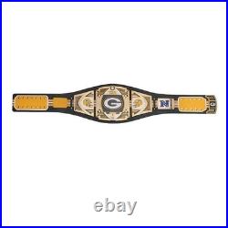 Green Bay Packers N-f-l Championship Belt Adult Size 2mm Brass Green Bay Packers N-f-l Championship Belt Adult Size 2mm Brass