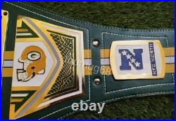 Greenbay Packers NFL Championship Title Belt Adult Size 2mm Replica Greenbay Packers NFL Championship Title Belt Adult Size 2mm Replica