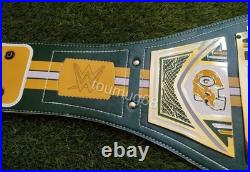 Greenbay Packers NFL Championship Title Belt Adult Size 2mm Replica Greenbay Packers NFL Championship Title Belt Adult Size 2mm Replica