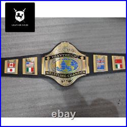 HULK HOGAN 86 WORLD HEAVYWEIGHT WRESTLING CHAMPIONSHIP Belt Replica 2mm HULK HOGAN 86 WORLD HEAVYWEIGHT WRESTLING CHAMPIONSHIP Belt Replica 2mm