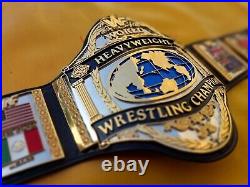 Hulk Hogan 86 World Heavyweight Wrestling Championship Replica Belt 4mm Zinc NEW