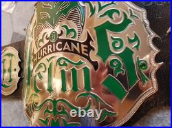 Hurricane Customized Championship Title Belt 2mm brass Adult Size Hurricane Customized Championship Title Belt 2mm brass Adult Size