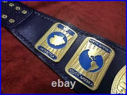 IC Oval Blue Intercontinental Wrestling Championship Belt Adult Size Replica 2mm