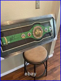 IRON MIKE TYSON autographed WBC championship belt with COA JSA