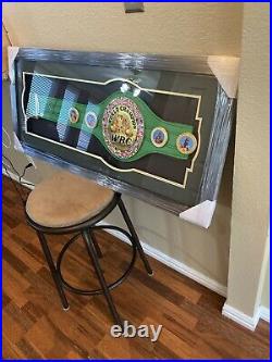 IRON MIKE TYSON autographed WBC championship belt with COA JSA