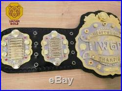 IWGP Heavyweight Championship Belt 4MM zinc Dual Gold Plated 6kg Weight V6