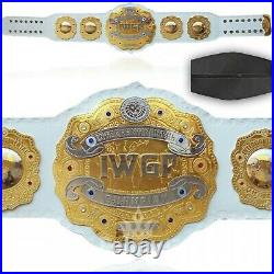 IWGP Intercontinental Championship Belt 4MM/6MM 3 Layer White Leather NJPW Title