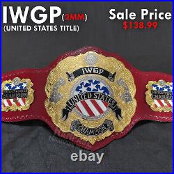 IWGP US World Heavyweight Championship Wrestling Replica Belt Dual Plated 2MM