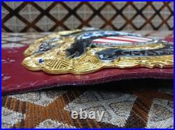 IWGP US World Heavyweight Championship Wrestling Replica Title Belt Double