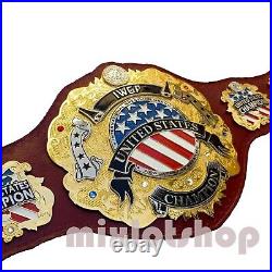 IWGP United States Replica Championship Wrestling Title Belt Zinc