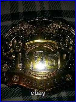 IWGP V3 Wrestling Championship Title Belt Real Leather Strap (WWE, WWF, NWA, AEW)