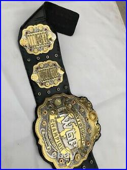 IWGP V4 Heavyweight Championship Belt Replica, 4mm Zinc Plates. 4 Layer Belt