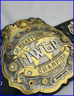 IWGP V4 World Heavyweight Championship 24KT Gold Zinc 16MM Leather Belt 4Layers