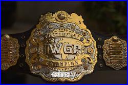IWGP World Heavyweight Wrestling Championship Title Belt 6MM Zinc Metal Plates