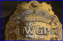 IWGP World Heavyweight Wrestling Championship Title Belt 6MM Zinc Metal Plates