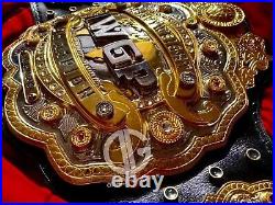 IWGP World Heavyweight Wrestling Championship V4 Belt 6MM Zinc CNC Machine Made