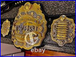 IWGP World Heavyweight Wrestling Championship V4 Belt 6MM Zinc CNC Machine Made