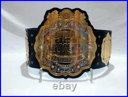 I-W-GP World Heavyweight Wrestling Championship V4 Replica Tittle Belt 2MM Brass