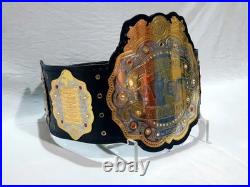I-W-GP World Heavyweight Wrestling Championship V4 Replica Tittle Belt 2MM Brass