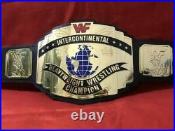 Intercontinental Black Heavyweight Championship Wrestling Leather Belt Black 2MM