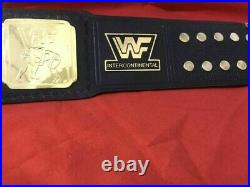 Intercontinental Black Heavyweight Championship Wrestling Leather Belt Black 2MM