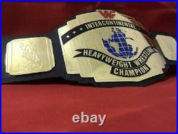 Intercontinental Black Heavyweight Championship Wrestling Leather Belt Black 2MM