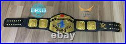 Intercontinental Block Heavyweight Championship Replica Belt BlackStrap Red Logo