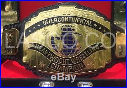 Intercontinental Classic Wrestling Championship Title Leather belt brass metal