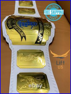 Intercontinental Heavy Weight Championship Replica Tittle Belt White Strap 2MM