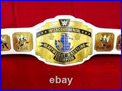 Intercontinental Heavy Weight Championship Replica Tittle Belt White Strap 6MM