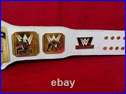 Intercontinental Heavy Weight Championship Replica Tittle Belt White Strap 6MM