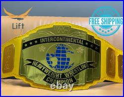 Intercontinental Heavy Weight Championship Replica Tittle Belt Yellow Strap 2MM