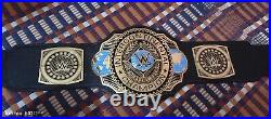 Intercontinental Heavyweight Championship Replica Title Brass 2MM Leather Belt