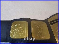 Intercontinental Heavyweight Championship Wrestling Leather Belt Black 2MM Adult