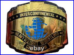 Intercontinental Heavyweight Championship Wrestling Replica Belt Black 2MM Brass
