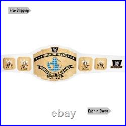 Intercontinental Heavyweight Championship Wrestling Replica Belt White 2MM