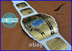 Intercontinental Heavyweight Championship Wrestling Replica Belt White 4MM Brass