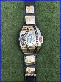 Intercontinental Heavyweight Wrestling Championship Leather Belt 2mm Brass