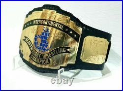 Intercontinental Replica Championship Wrestling Belt 2MM Brass Plates Adult Size
