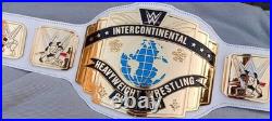 Intercontinental World Heavyweight Championship Belt 6mm Zinc Gold Plated New