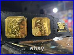 Intercontinental championship belt Wrestling Belt 2mm brass Adult Size Red logo