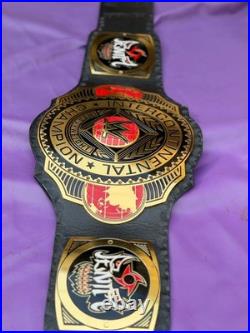 Intercontinental wrestling championship belt replica title 4mm brass adult Penta