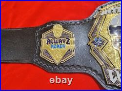 Internet Championship stacked skull championship belt 2mm brass