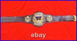 Internet Championship stacked skull championship belt 2mm brass