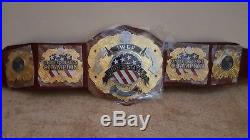 Iwgp UNITED STATES championship belt. Adult size belt 4MM THICK PLATES
