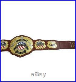 Iwgp UNITED STATES championship belt adult size replica 4MM THICK PLATES