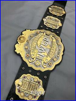 Iwgp V4 Heavyweight Wrestling Championship Belt Replica, 4 layers, 4mm Zinc, Adult