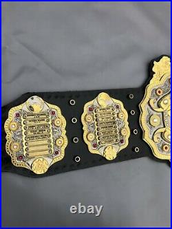 Iwgp V4 Heavyweight Wrestling Championship Belt Replica, 4 layers, 4mm Zinc, Adult